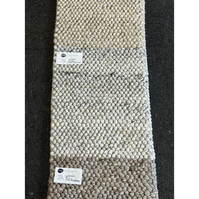 La Playa Modern Plain Mottled Beaded Pebble Hand Woven Textured Wool Looped Pile Natural Rug-Origins-Rug Love - The Most Loved Rug Store