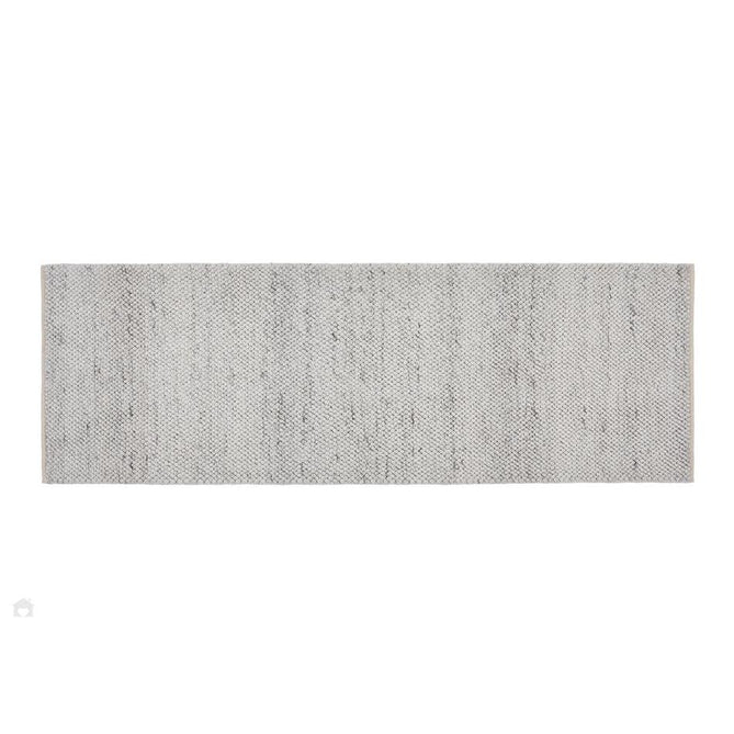 La Playa Modern Plain Mottled Beaded Pebble Hand Woven Textured Wool Looped Pile Silver/Charcoal Grey/vory Rug-Origins-Rug Love - The Most Loved Rug Store