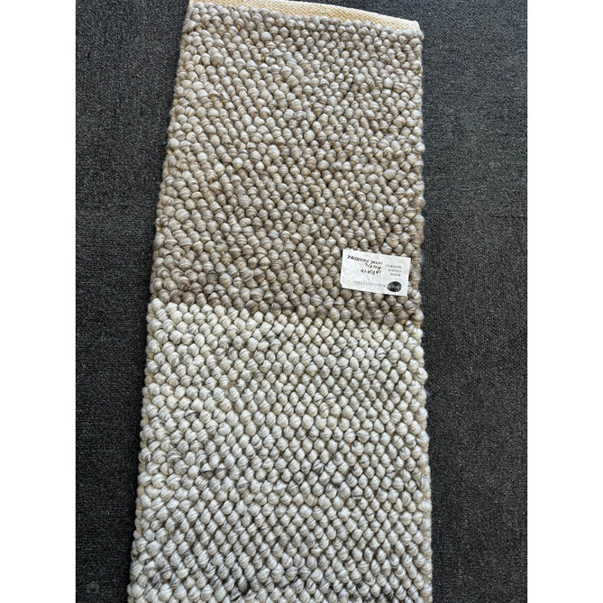 La Playa Modern Plain Mottled Beaded Pebble Hand Woven Wool Flat-Pile Rustic Brown/Grey Rug-Origins-Rug Love - The Most Loved Rug Store