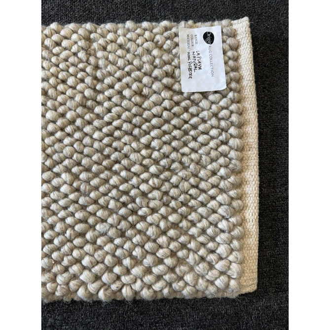 La Playa Modern Plain Mottled Beaded Pebble Hand Woven Wool Flat-Pile Rustic Brown/Grey Rug-Origins-Rug Love - The Most Loved Rug Store