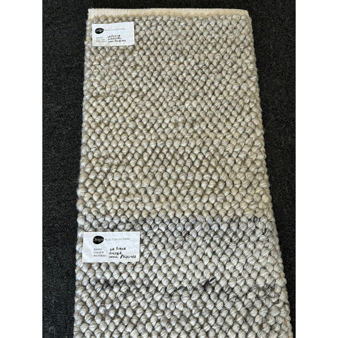 La Playa Modern Plain Mottled Beaded Pebble Hand Woven Wool Flat-Pile Rustic Brown/Grey Rug-Origins-Rug Love - The Most Loved Rug Store