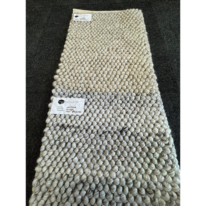 La Playa Modern Plain Mottled Beaded Pebble Hand Woven Wool Flat-Pile Rustic Brown/Grey Rug-Origins-Rug Love - The Most Loved Rug Store