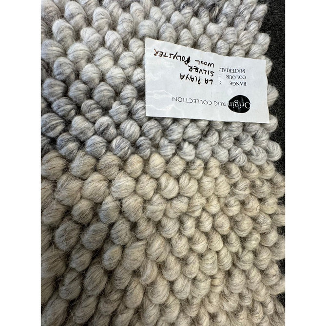 La Playa Modern Plain Mottled Beaded Pebble Hand Woven Wool Flat-Pile Rustic Brown/Grey Rug-Origins-Rug Love - The Most Loved Rug Store