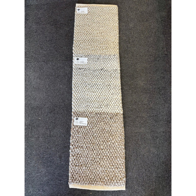 La Playa Modern Plain Mottled Beaded Pebble Hand Woven Wool Flat-Pile Rustic Brown/Grey Rug-Origins-Rug Love - The Most Loved Rug Store