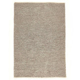 La Playa Modern Plain Mottled Beaded Pebble Hand Woven Wool Flat-Pile Rustic Brown/Grey Rug