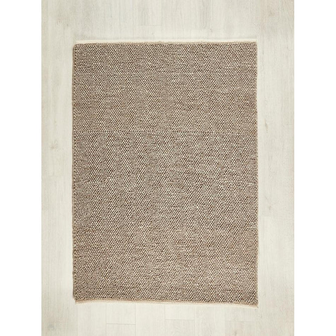 La Playa Modern Plain Mottled Beaded Pebble Hand Woven Wool Looped Pile Rustic Brown/Grey Rug-Origins-Rug Love - The Most Loved Rug Store