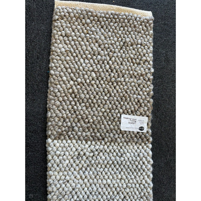 La Playa Modern Plain Mottled Beaded Pebble Hand Woven Wool Looped Pile Rustic Brown/Grey Rug-Origins-Rug Love - The Most Loved Rug Store