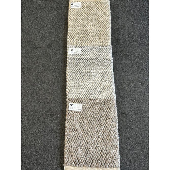 La Playa Modern Plain Mottled Beaded Pebble Hand Woven Wool Looped Pile Rustic Brown/Grey Rug-Origins-Rug Love - The Most Loved Rug Store