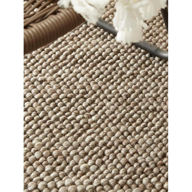 La Playa Modern Plain Mottled Beaded Pebble Hand Woven Wool Looped Pile Rustic Brown/Grey Rug-Origins-Rug Love - The Most Loved Rug Store