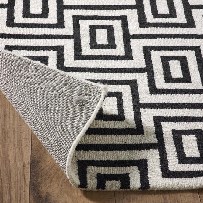 Labyrinth White/Black Rug-Origins-Rug Love - The Most Loved Rug Store
