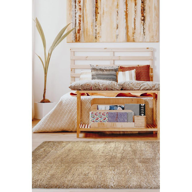 Lagom Shaggy Light Natural Rug-Melrose-Rug Love - The Most Loved Rug Store
