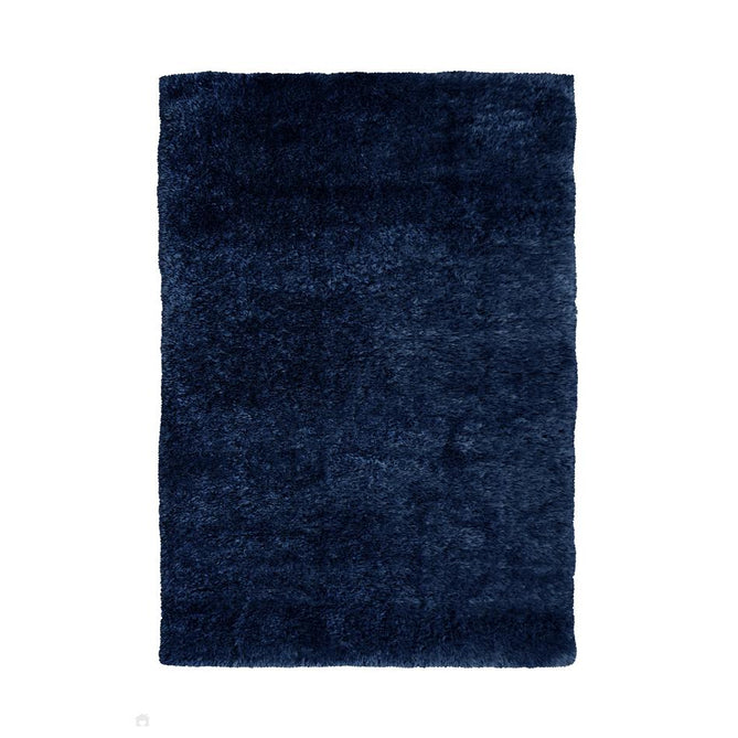 Lagom Shaggy Navy Rug-Melrose-Rug Love - The Most Loved Rug Store