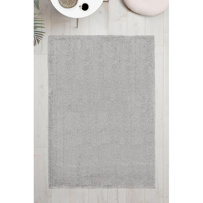 Lagom Shaggy Silver Rug-Melrose-Rug Love - The Most Loved Rug Store
