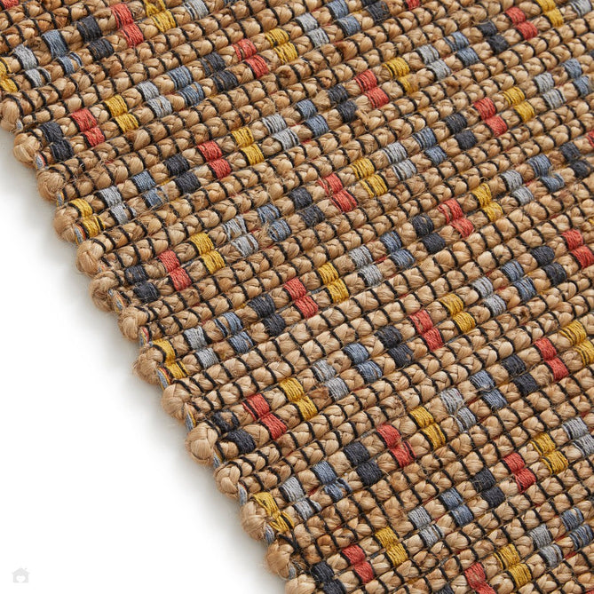 Lagos Jute Modern Geometric Checkerboard Hand-Woven Textured Flat-Pile Multicolour Rug-Oriental Weavers-Rug Love - The Most Loved Rug Store