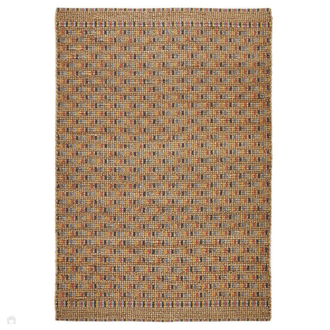 Lagos Jute Modern Geometric Checkerboard Hand-Woven Textured Flat-Pile Multicolour Rug-Oriental Weavers-Rug Love - The Most Loved Rug Store