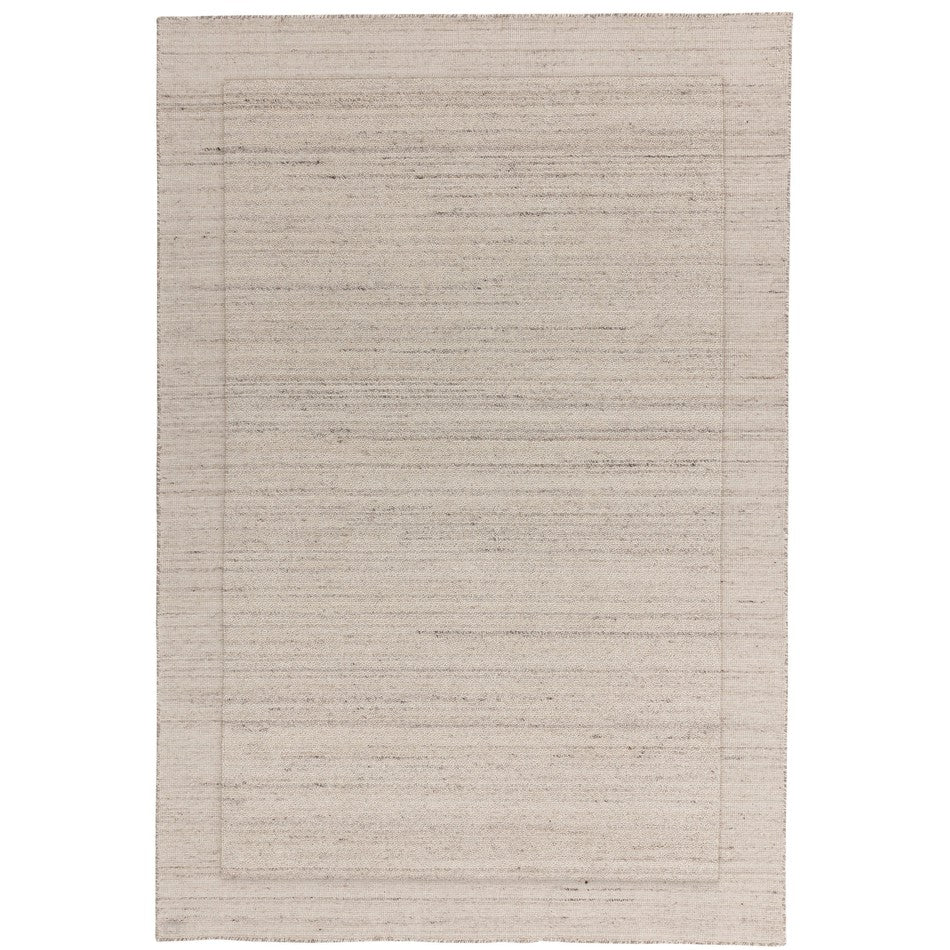 Short Rug On Sale Larson Modern Plain Hi-Low Border Hand-Woven Textured Looped ...