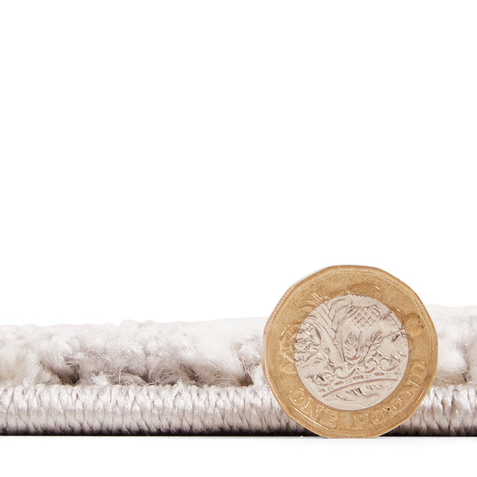 Catherine Lansfield Larsson Geo Modern Abstract Durable Easy-Care Carved High Density Polyproplyene Light Sage Green/Grey Rug