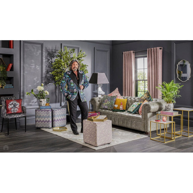 Laurence Llewelyn-Bowen Imperial Modern Floral Ornate Abstract Metallic Shimmer Hi-Lo Textured Soft-Touch Polyester Low Profile Short Pile Wine Rug-Think Rugs-Rug Love - The Most Loved Rug Store