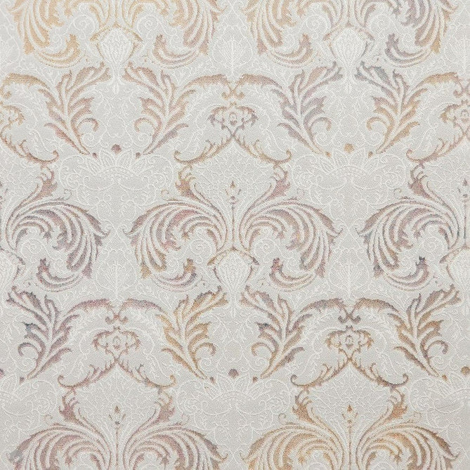 Laurence Llewelyn-Bowen Imperial Modern Floral Ornate Abstract Metallic Shimmer Soft-Touch Smooth Textured Polyester Short Pile Pearl Grey/Silver Rug-Think Rugs-Rug Love - The Most Loved Rug Store