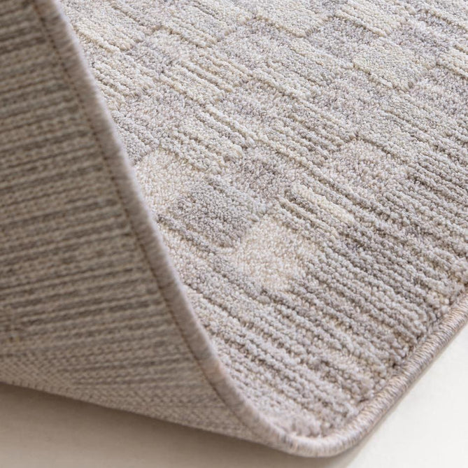 Laurent LA02 Modern Abstract Space-Dyed Tonal Textured Soft-Touch Durable Fine Yarn Polyester Low Profile Dense Short Pile Light Grey/Charcoal Grey/Cream Rug-Asiatic Carpets-Rug Love - The Most Loved Rug Store