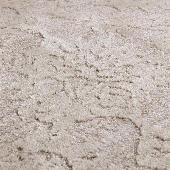 Laurent LA04 Modern Abstract Space-Dyed Tonal Textured Soft-Touch Durable Fine Yarn Polyester Low Profile Dense Short Pile Warm Beige/Stone Grey/Ivory Rug-Asiatic Carpets-Rug Love - The Most Loved Rug Store
