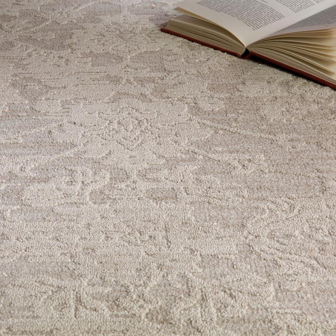 Laurent LA04 Modern Abstract Space-Dyed Tonal Textured Soft-Touch Durable Fine Yarn Polyester Low Profile Dense Short Pile Warm Beige/Stone Grey/Ivory Rug-Asiatic Carpets-Rug Love - The Most Loved Rug Store
