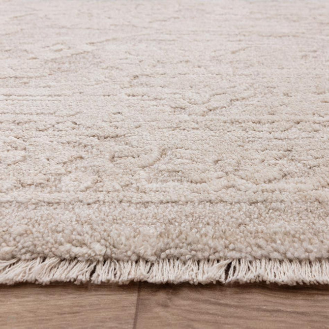 Laurent LA04 Modern Abstract Space-Dyed Tonal Textured Soft-Touch Durable Fine Yarn Polyester Low Profile Dense Short Pile Warm Beige/Stone Grey/Ivory Rug-Asiatic Carpets-Rug Love - The Most Loved Rug Store