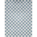 Lillian LLL2337 Washable Geometric Blue/Cream/Blue Flatweave Rug