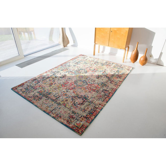 Louis De Poortere Antiquarian Bakhtiari 8712 Janiserry Multi Washable Polyester Flatweave Eco-Rug-Louis De Poortere-Rug Love - The Most Loved Rug Store