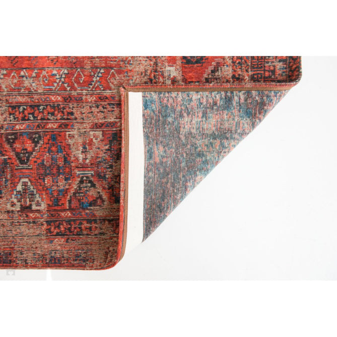 Louis De Poortere Antiquarian Hadschlu 8719 Red Brick Washable Polyester Flatweave Eco-Rug-Louis De Poortere-Rug Love - The Most Loved Rug Store