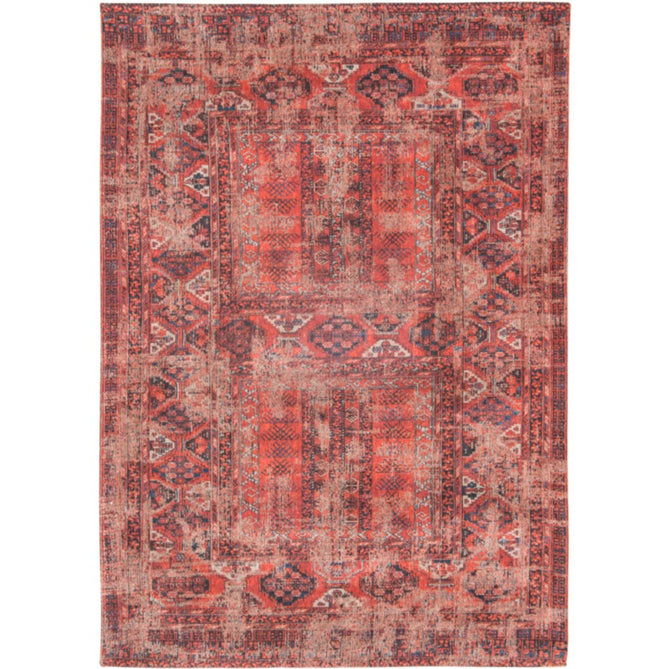 Louis De Poortere Antiquarian Hadschlu 8719 Red Brick Washable Polyester Flatweave Eco-Rug-Louis De Poortere-Rug Love - The Most Loved Rug Store