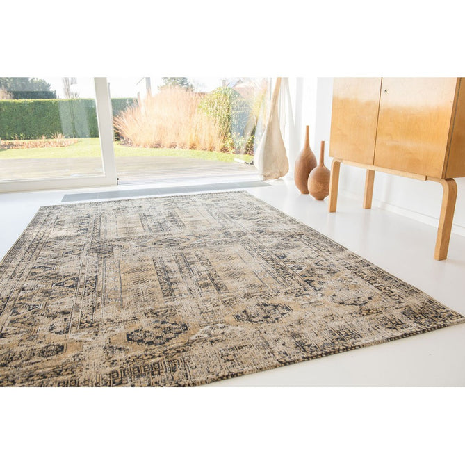 Louis De Poortere Antiquarian Hadschlu 8720 Agha Old Gold Washable Polyester Flatweave Eco-Rug-Louis De Poortere-Rug Love - The Most Loved Rug Store