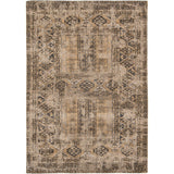 Louis De Poortere Antiquarian Hadschlu 8720 Agha Old Gold Washable Polyester Flatweave Eco-Rug