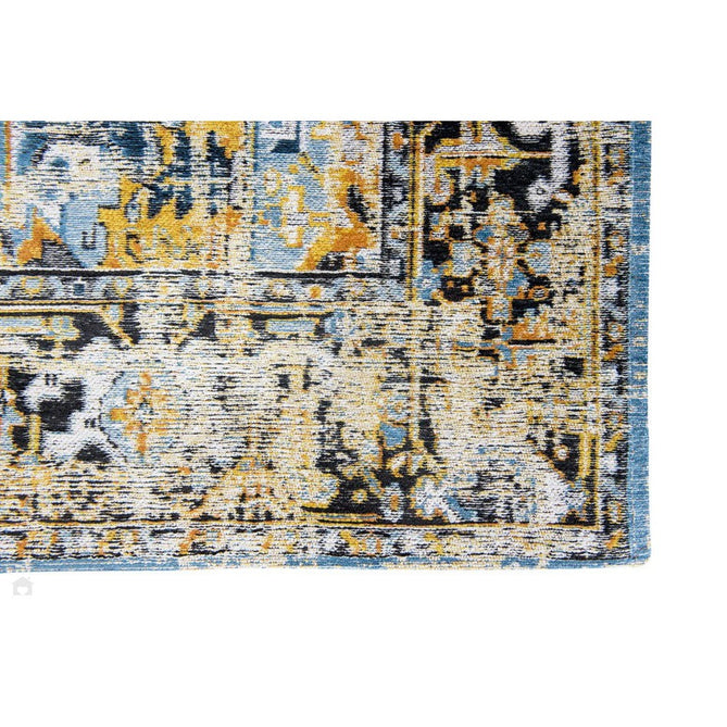 Louis De Poortere Antiquarian Heriz 8704 Amir Gold Washable Polyester Flatweave Eco-Rug-Louis De Poortere-Rug Love - The Most Loved Rug Store