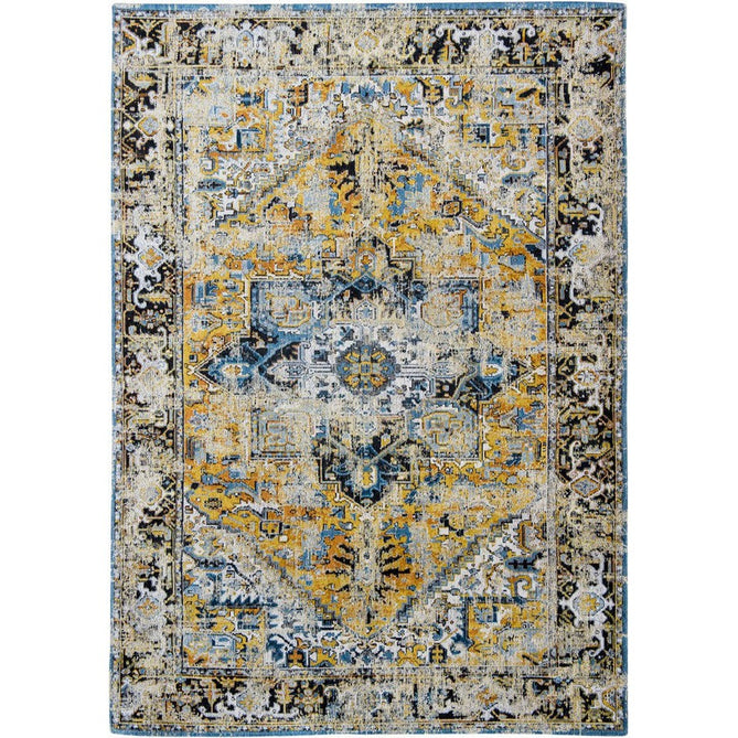 Louis De Poortere Antiquarian Heriz 8704 Amir Gold Washable Polyester Flatweave Eco-Rug-Louis De Poortere-Rug Love - The Most Loved Rug Store