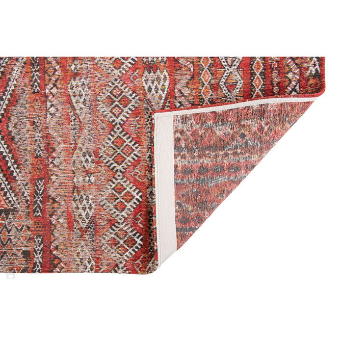 Louis De Poortere Antiquarian Kilim 9115 Fez Red Washable Polyester Flatweave Eco-Rug-Louis De Poortere-Rug Love - The Most Loved Rug Store