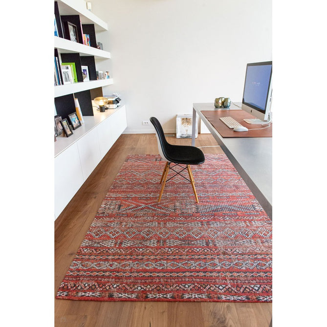 Louis De Poortere Antiquarian Kilim 9115 Fez Red Washable Polyester Flatweave Eco-Rug-Louis De Poortere-Rug Love - The Most Loved Rug Store