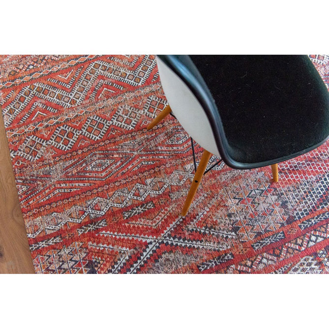 Louis De Poortere Antiquarian Kilim 9115 Fez Red Washable Polyester Flatweave Eco-Rug-Louis De Poortere-Rug Love - The Most Loved Rug Store
