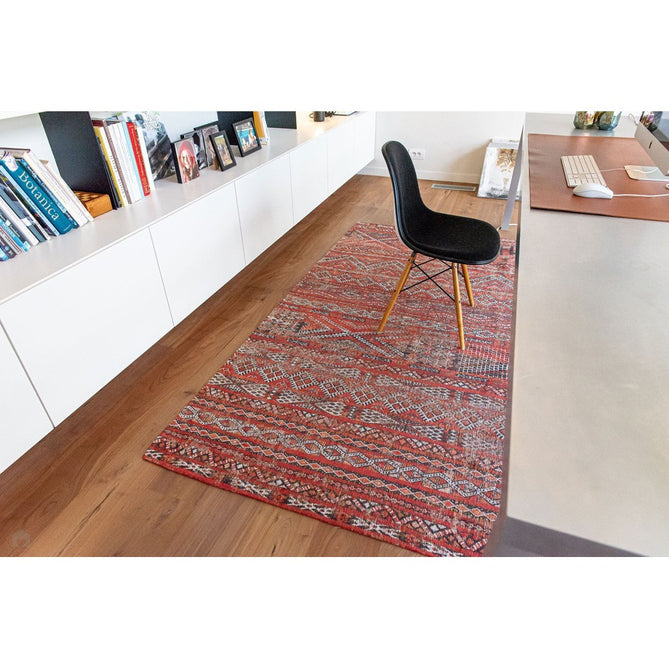 Louis De Poortere Antiquarian Kilim 9115 Fez Red Washable Polyester Flatweave Eco-Rug-Louis De Poortere-Rug Love - The Most Loved Rug Store