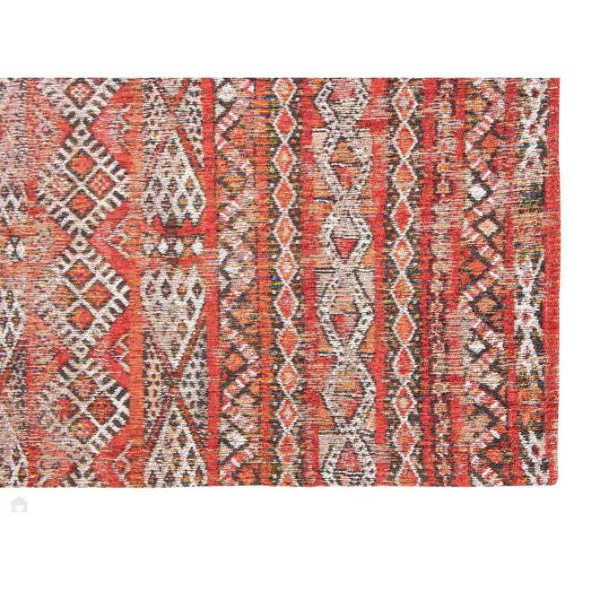 Louis De Poortere Antiquarian Kilim 9115 Fez Red Washable Polyester Flatweave Eco-Rug-Louis De Poortere-Rug Love - The Most Loved Rug Store
