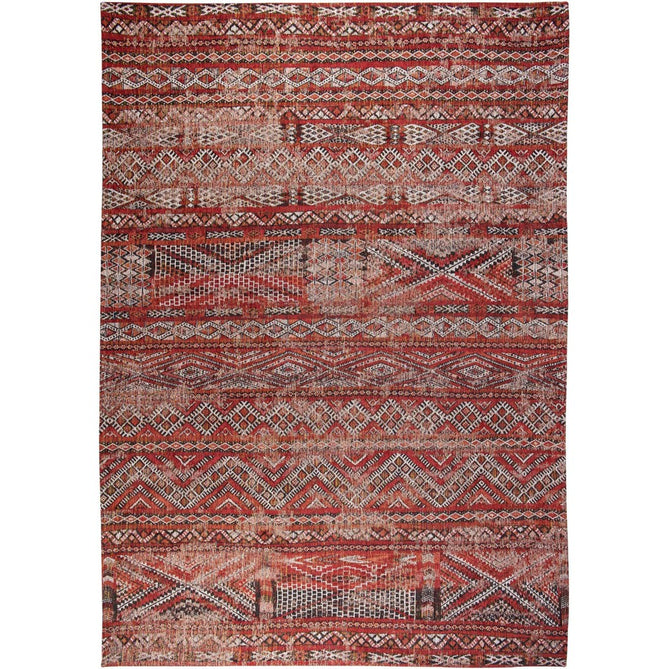 Louis De Poortere Antiquarian Kilim 9115 Fez Red Washable Polyester Flatweave Eco-Rug-Louis De Poortere-Rug Love - The Most Loved Rug Store