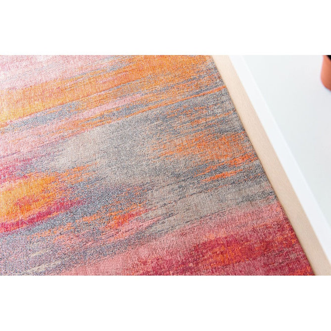 Louis De Poortere Atlantic Monetti 9116 Hibiscus Red Washable Polyester Flatweave Eco-Rug-Louis De Poortere-Rug Love - The Most Loved Rug Store