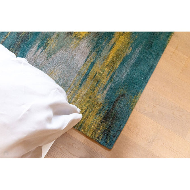 Louis De Poortere Atlantic Monetti 9119 Nymphea Blue Washable Polyester Flatweave Eco-Rug-Louis De Poortere-Rug Love - The Most Loved Rug Store
