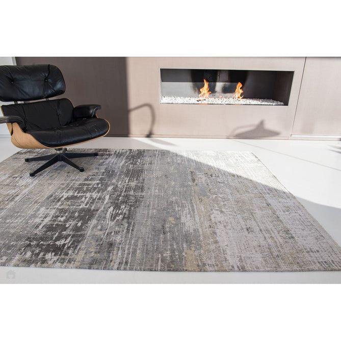 Louis De Poortere Atlantic Streaks 8716 Coney Grey Washable Polyester Flatweave Eco-Runner-Louis De Poortere-Rug Love - The Most Loved Rug Store