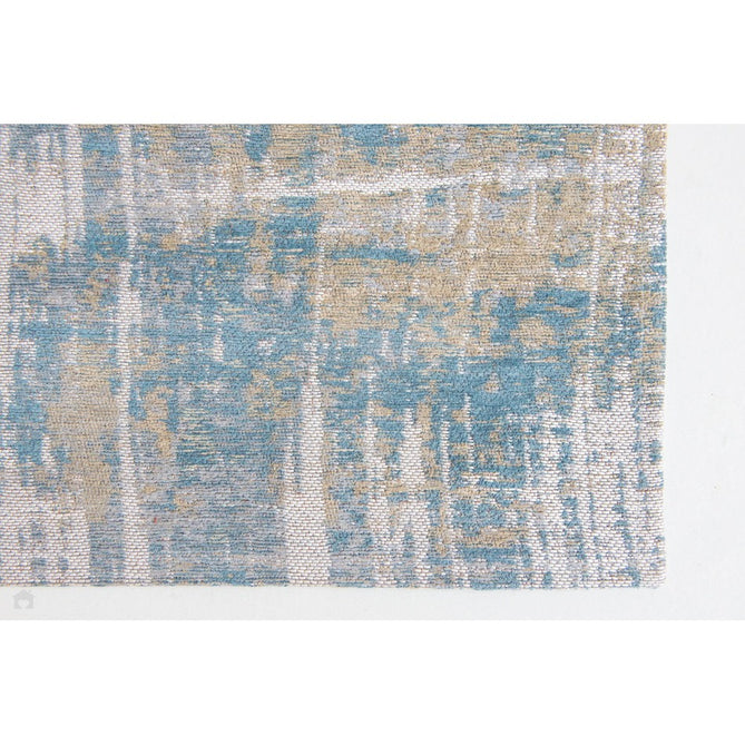 Louis De Poortere Atlantic Streaks 8718 Long Island Blu Washable Polyester Flatweave Eco-Runner-Louis De Poortere-Rug Love - The Most Loved Rug Store