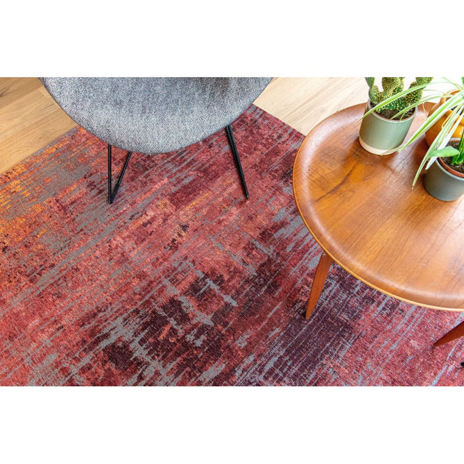 Louis De Poortere Atlantic Streaks 9125 Nassau Red Washable Polyester Flatweave Eco-Runner-Louis De Poortere-Rug Love - The Most Loved Rug Store
