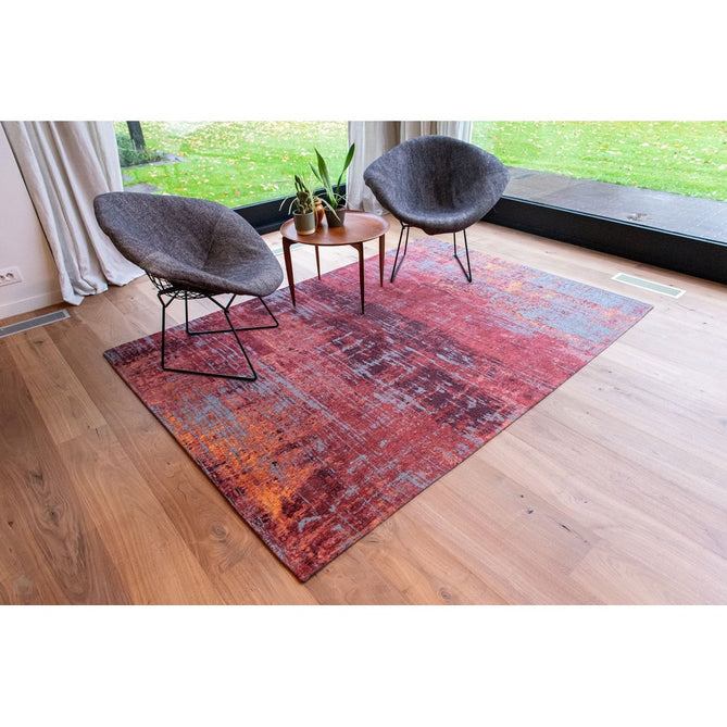 Louis De Poortere Atlantic Streaks 9125 Nassau Red Washable Polyester Flatweave Eco-Runner-Louis De Poortere-Rug Love - The Most Loved Rug Store