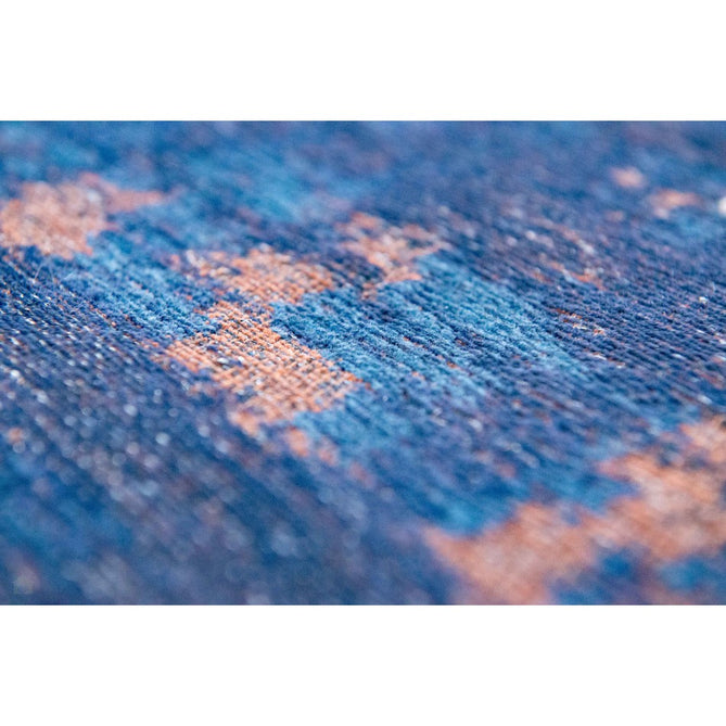 Louis De Poortere Atlantic Venetian Dust 9211 Sunset Blue Washable Polyester Flatweave Eco-Rug-Louis De Poortere-Rug Love - The Most Loved Rug Store