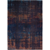 Louis De Poortere Atlantic Venetian Dust 9211 Sunset Blue Washable Polyester Flatweave Eco-Rug