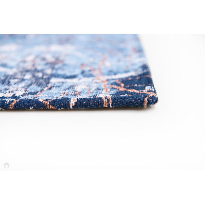 Louis De Poortere Cities Tokyo 9314 Conductive Blue Washable Polyester Flatweave Eco-Rug-Louis De Poortere-Rug Love - The Most Loved Rug Store